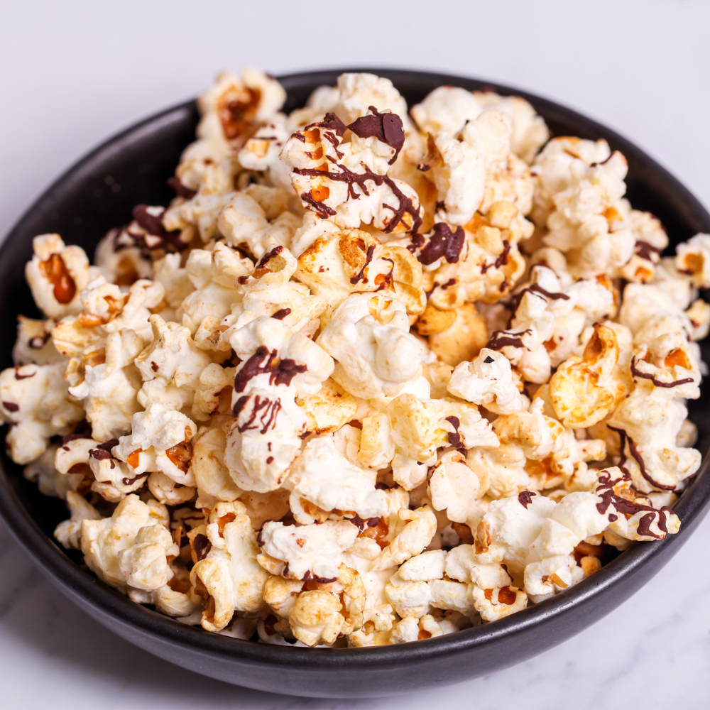 Organic Popcorn, Dark Chocolate Drizzle - Serious Food Co